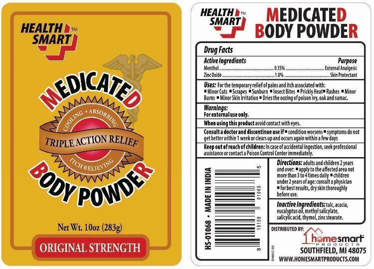 Pill image for Health Smart Medicated Body Powder