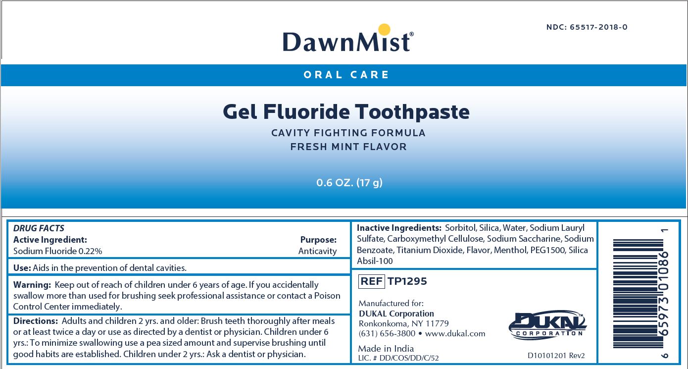 Pill image for Dawnmist Fluoride Toothpaste
