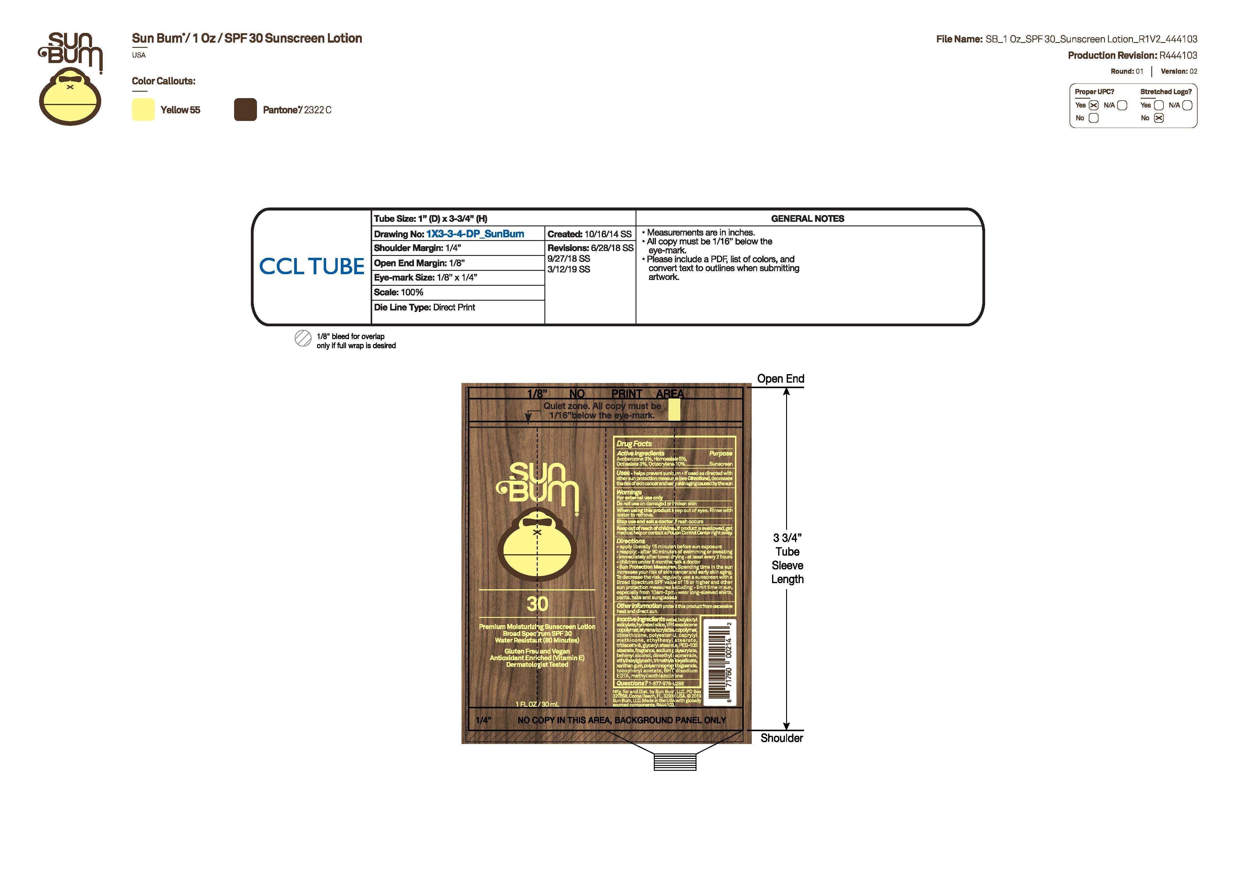 Pill image for Sun Bum 30 Premium Mosturizing Sunscreen - 1 Oz, 6 Oz, 1 Gal, 32 Oz