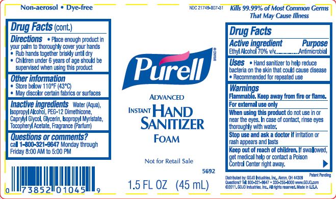 Pill image for Purell Advanced Instant Hand Sanitizer Foam