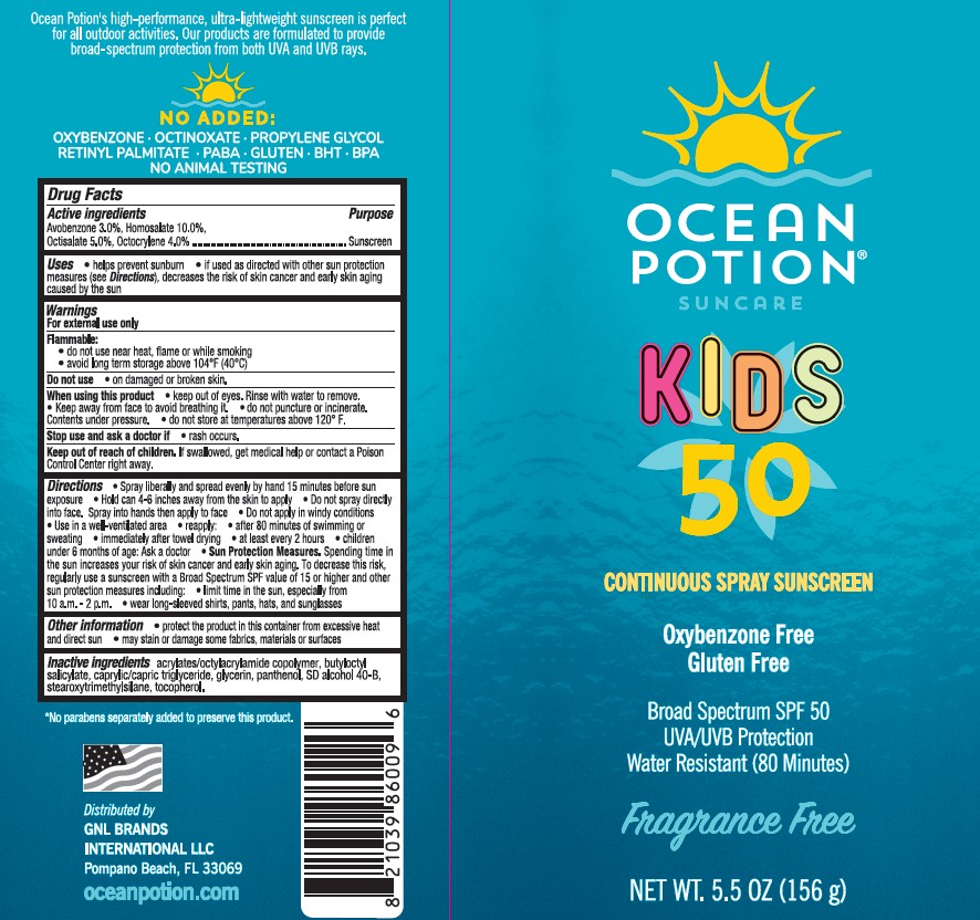 Pill image for Ocean Potion Suncare 50 Continuous Spray Sunscreen