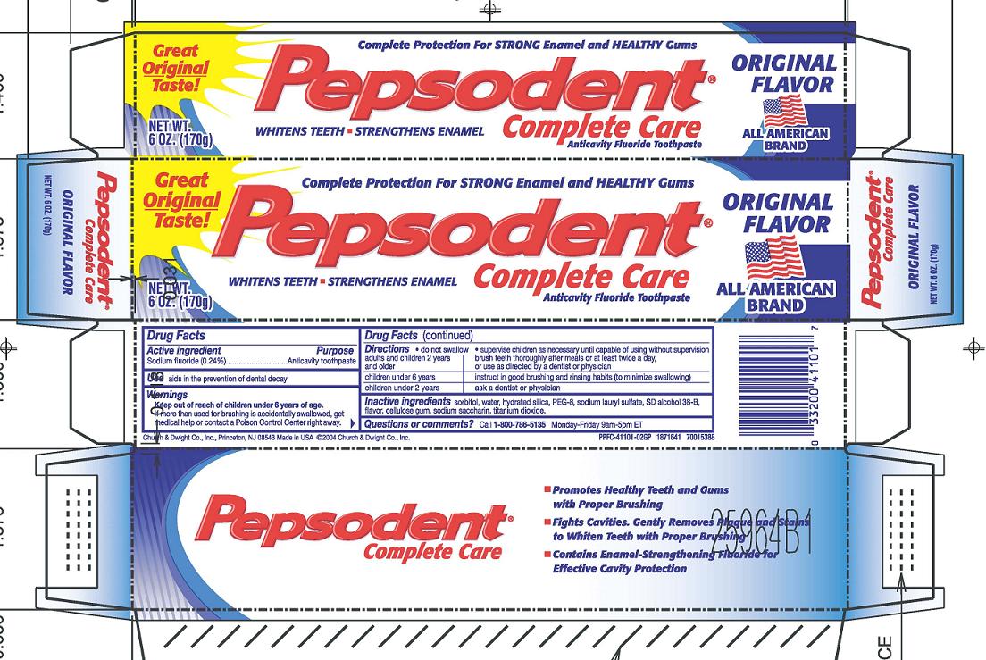Pill image for pepsodent complete care original