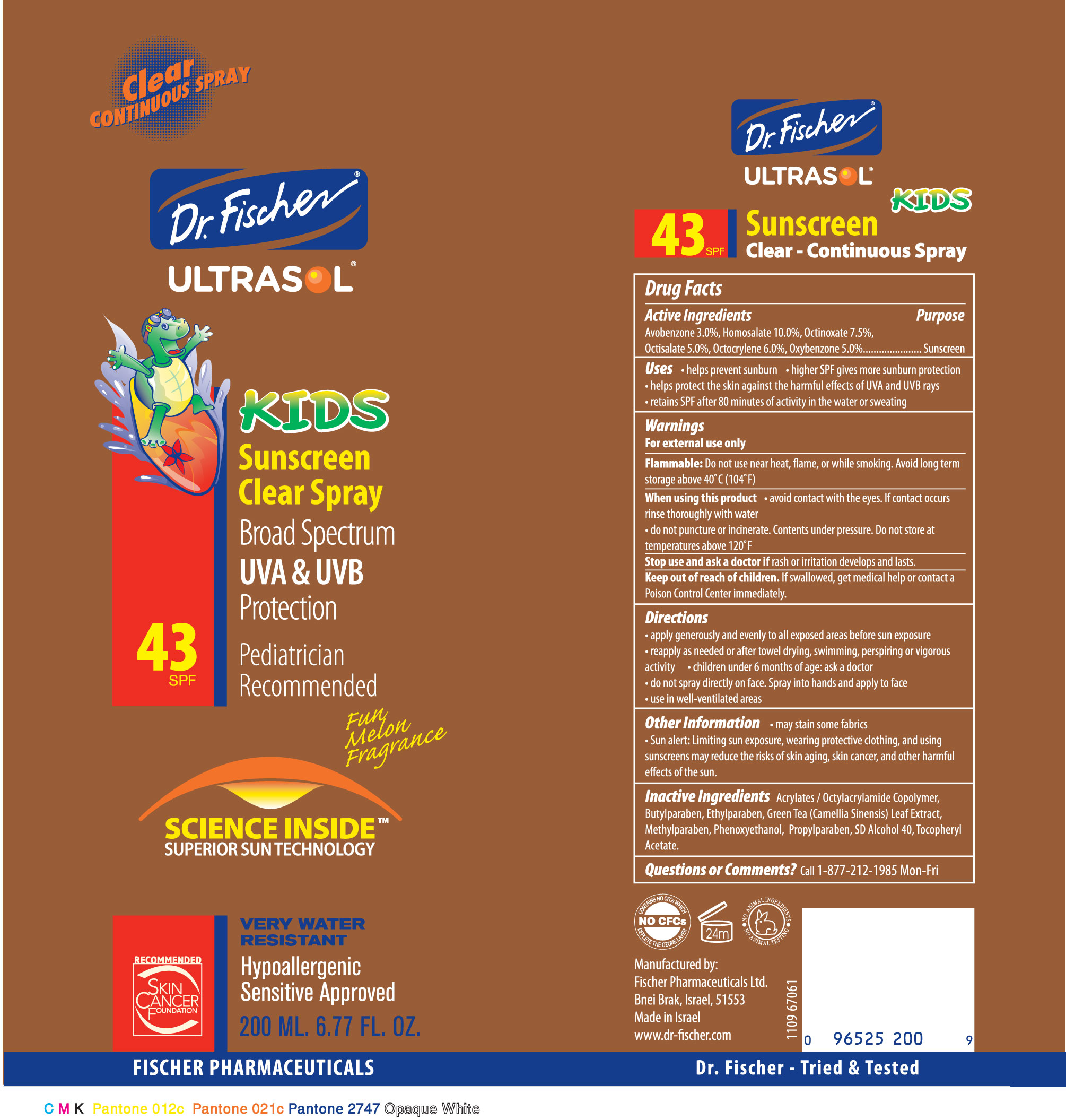 Pill image for Dr. Fischer Ultrasol Kids Clear Continuous Spray Spf43