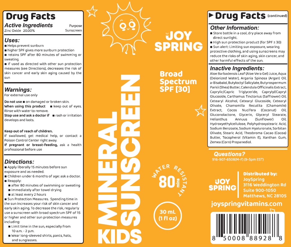Pill image for joyspring kids mineral sunscreen spf-30