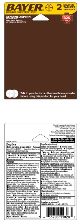 Pill image for Bayer Genuine Aspirin ®