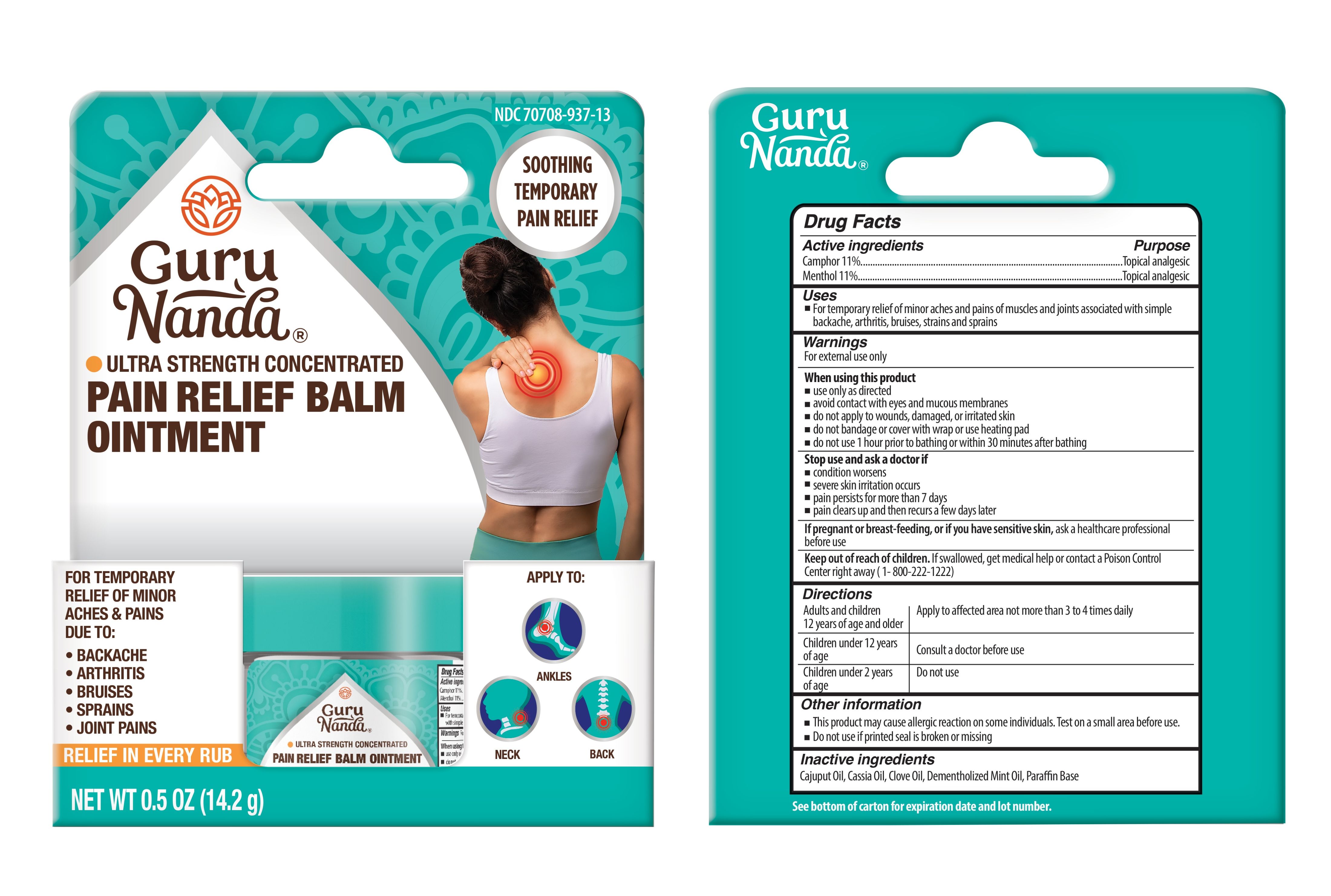 Pill image for Gurunanda Pain Relief Balm Ointment