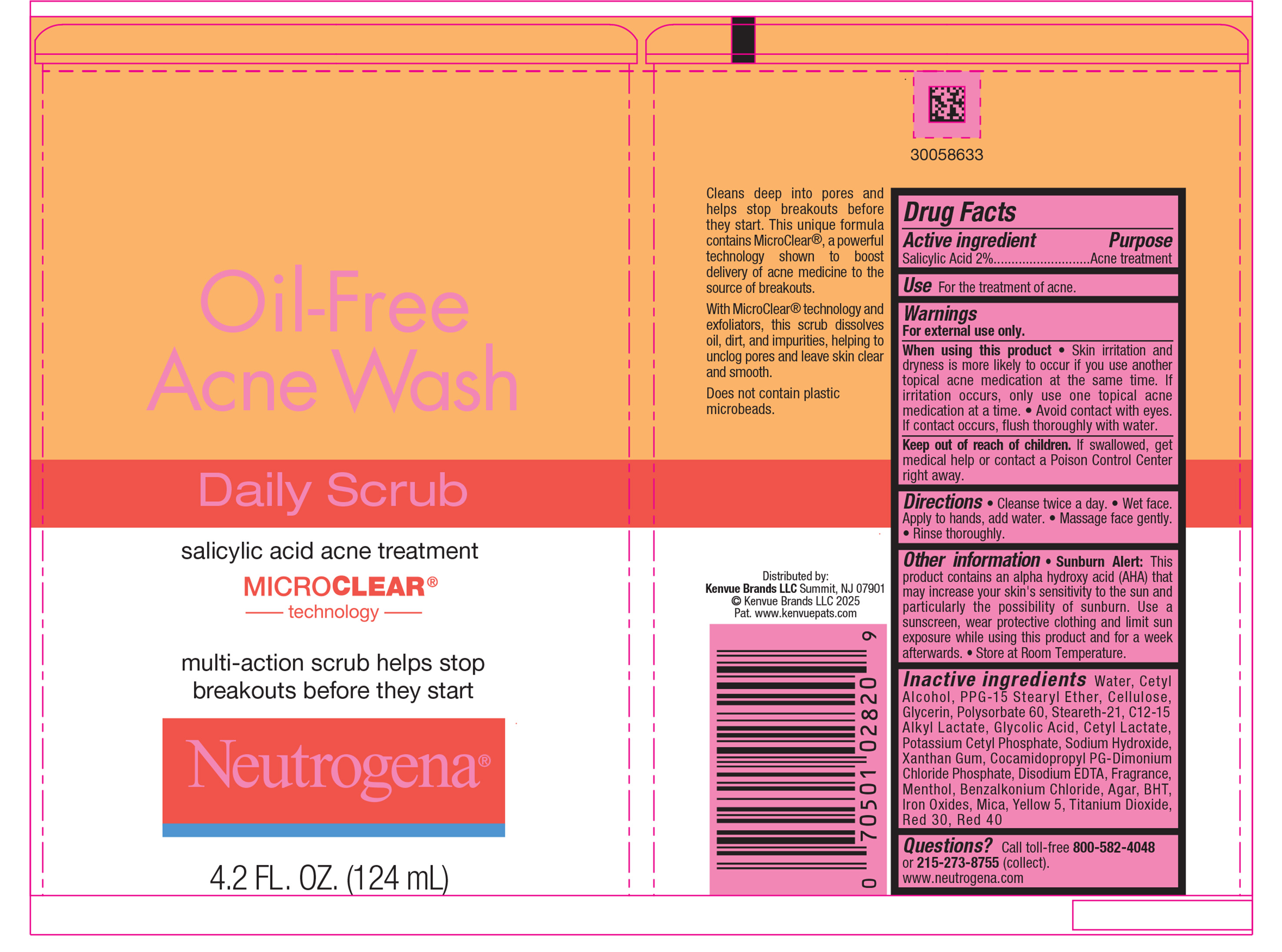 Pill image for neutrogena oil-free acne wash daily scrub
