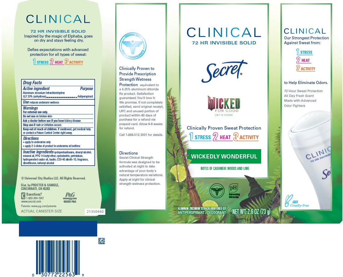 Pill image for Secret Clinical Invisible Solid Wickedly Wonderful