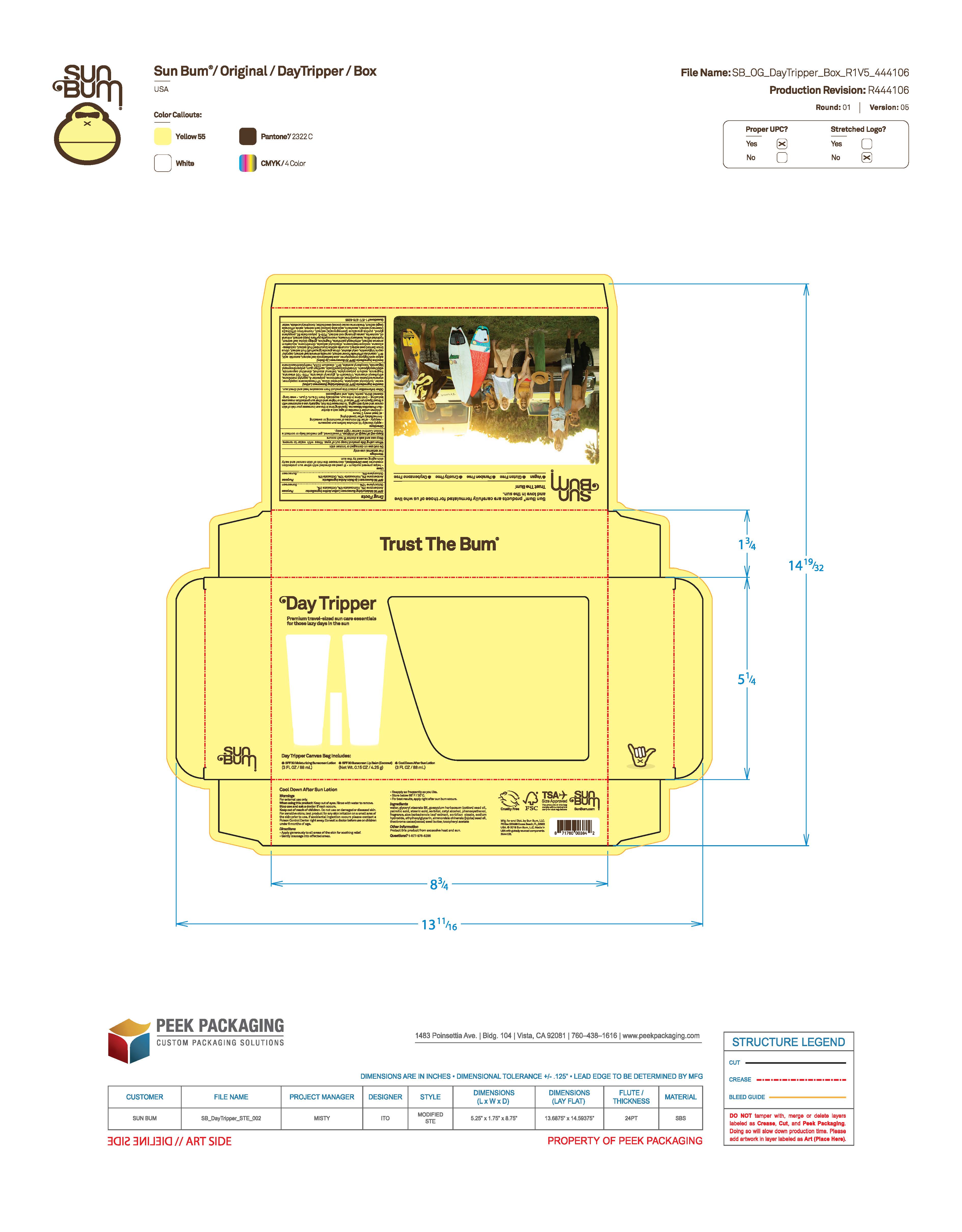Pill image for Sun Bum Day Tripper And Sun Bum Day Tripper Amazon - Spf 30 Sunscreen Lip Balm (coconut) 0.15 Oz