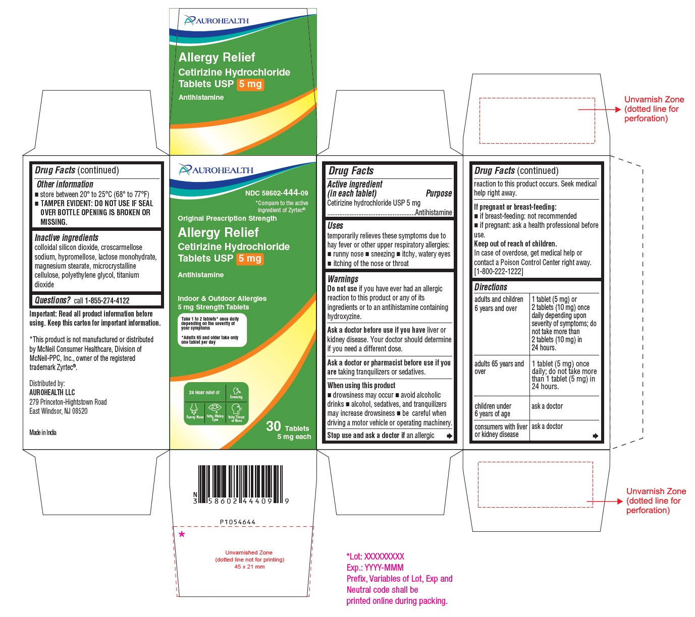 Pill image for Cetirizine Hydrochloride Tablets (allergy)