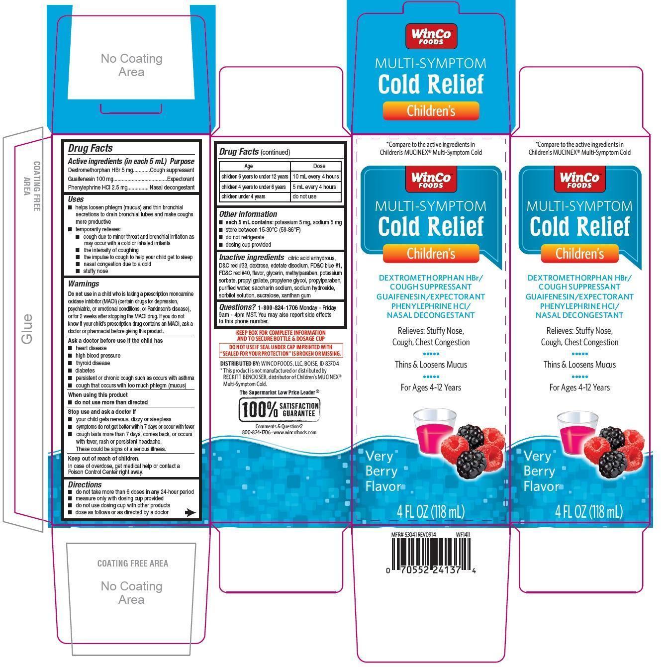 Pill image for Childrens multi-symptom Cold Relief