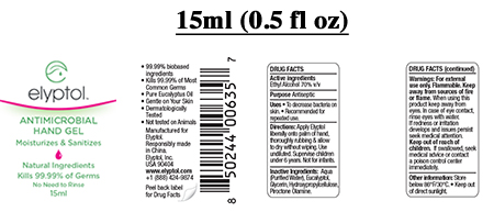 Pill image for Elyptol Light Scent- Antimicrobial Hand Gel