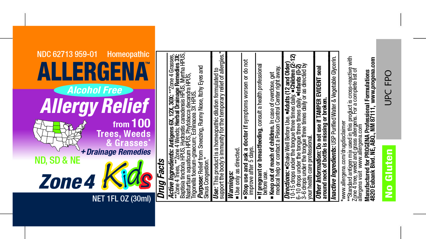 Pill image for Allergena Trees, Weeds And Grasses - Zone 4 Kids