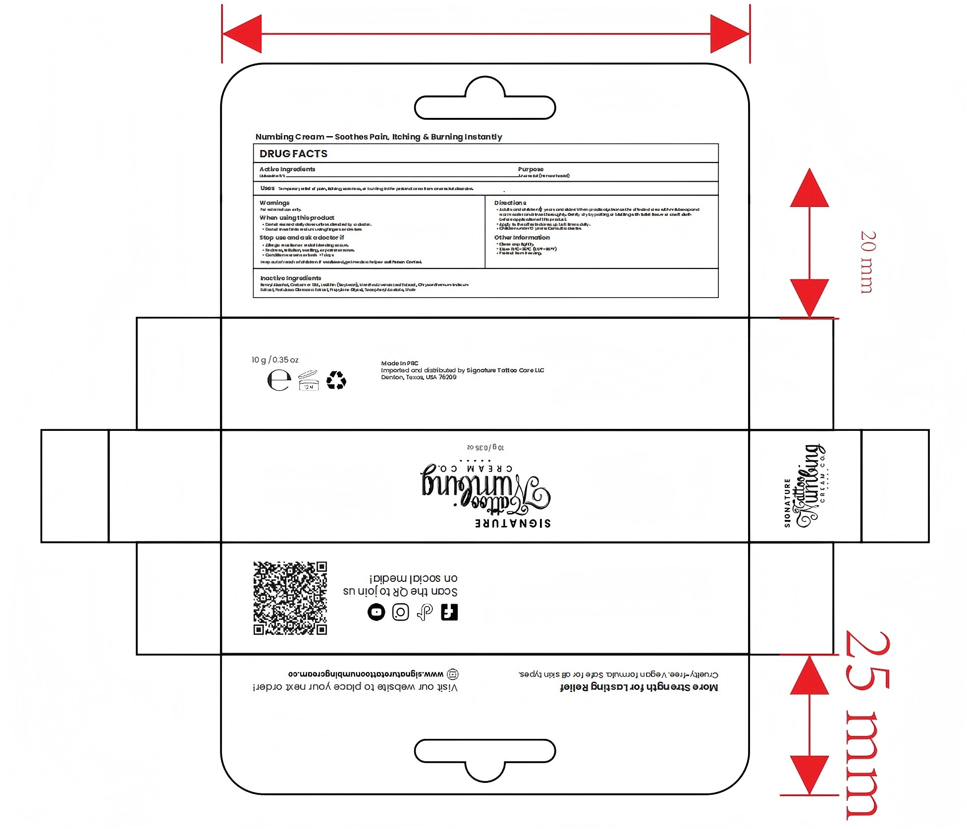 Pill image for Signature Numbing Cream 10g/0.35 Oz
