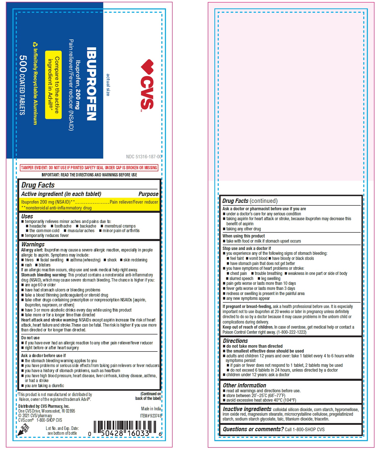 Pill image for Cvs Ibuprofen