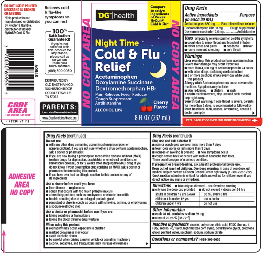 Pill image for Dolgencorp, Llc Cold & Flu Relief Drug Facts
