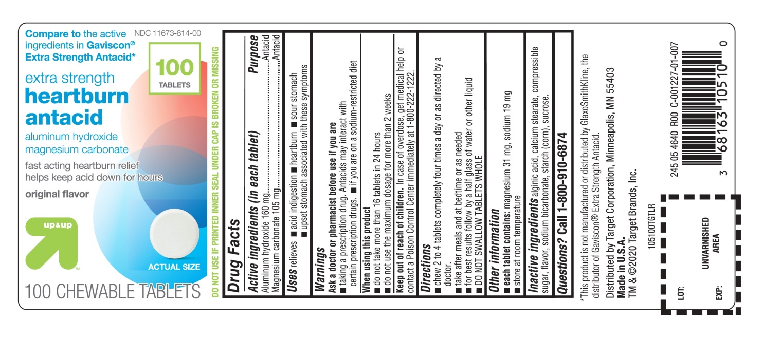 Pill image for Extra Strength Antacid Chewable Tablets Original Flavor