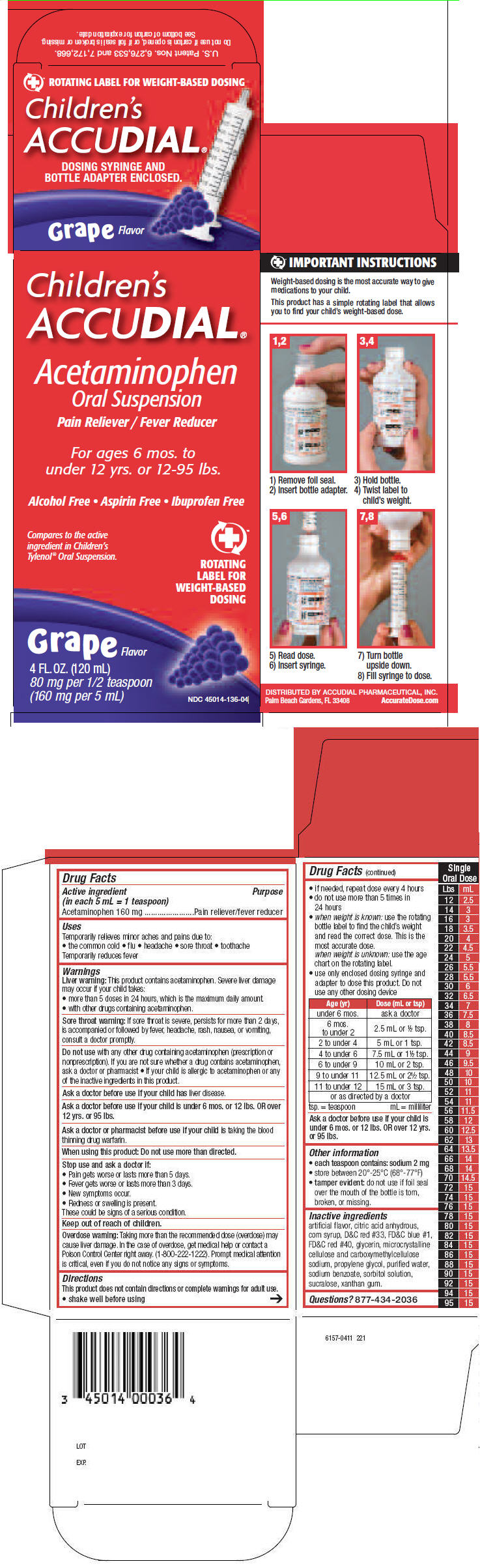 Pill image for Children's Accudial®