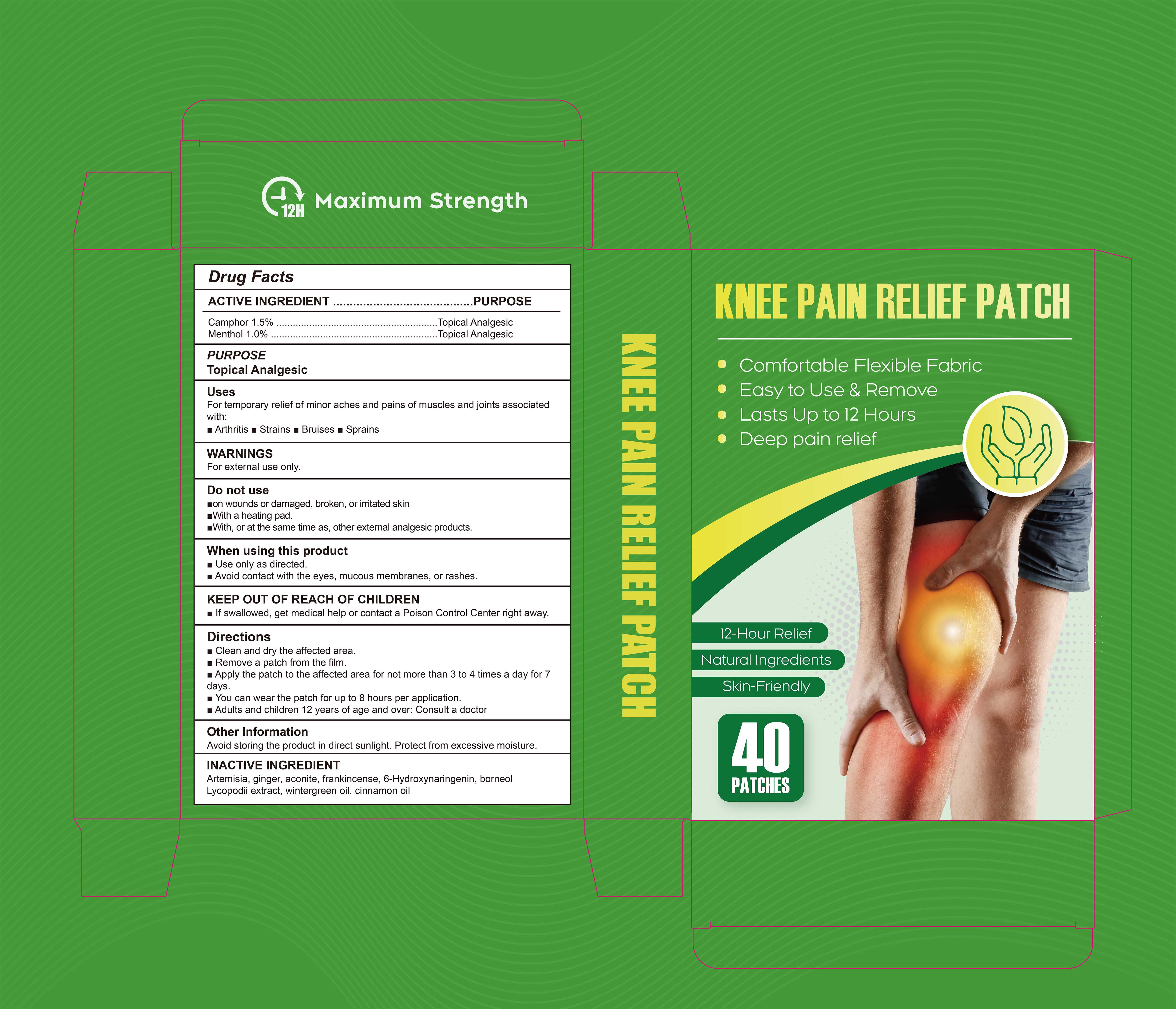 Pill image for 85839-010 Knee Pain Relirf Patch