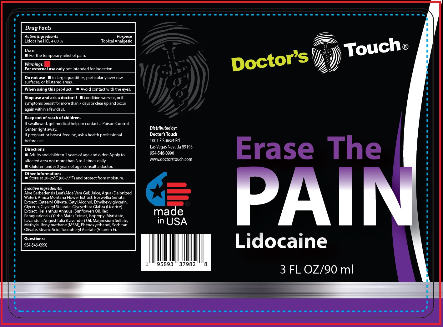 Pill image for Doctor's Touch Erase The Pain - Lidocaine