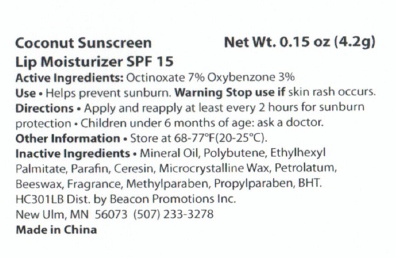 Pill image for Coconut Sunscreen Lip Moisturizer Spf 15