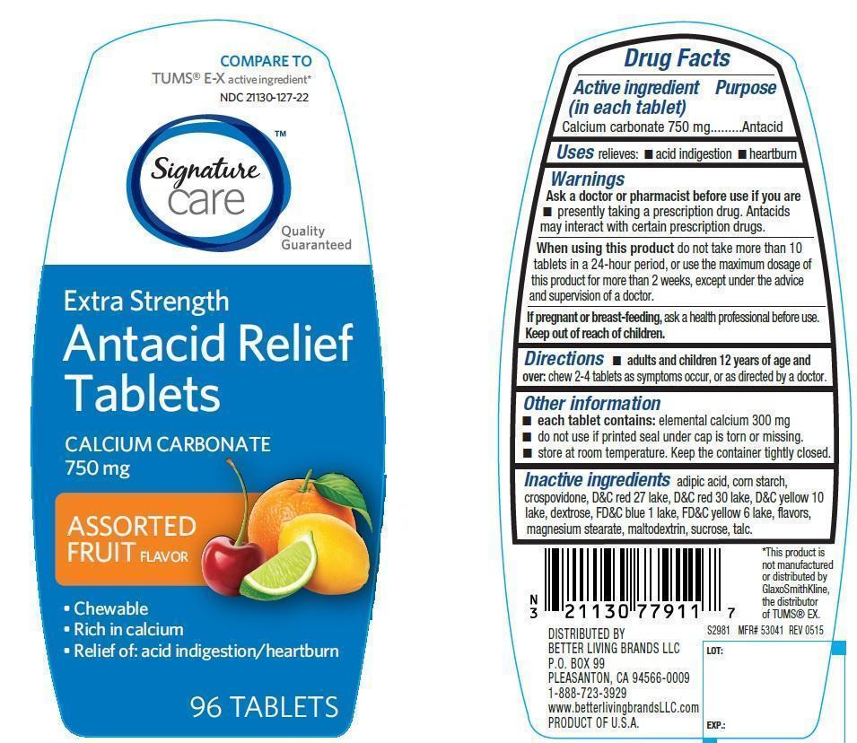 Pill image for Extra Strength Antacid Relief assorted Fruit