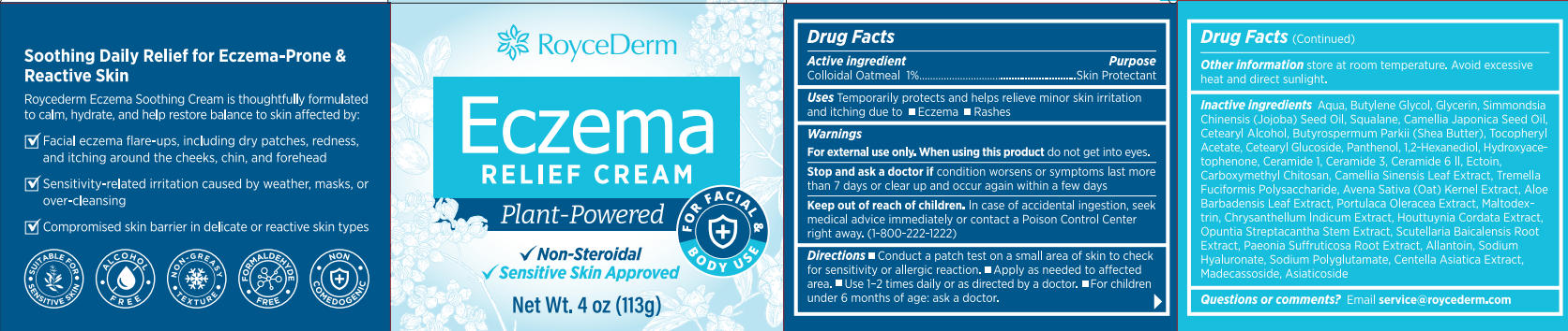 Pill image for Initial Drug Listing - Roycederm Eczema Relief Cream