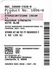 Pill image for Rugby Hydrocortisone Cream 1% With Aloe