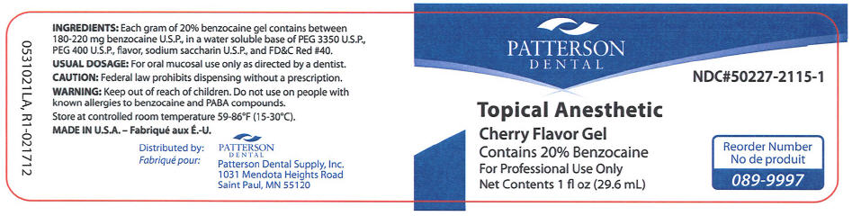Pill image for Patterson Topical Anesthetic Cherry Flavor