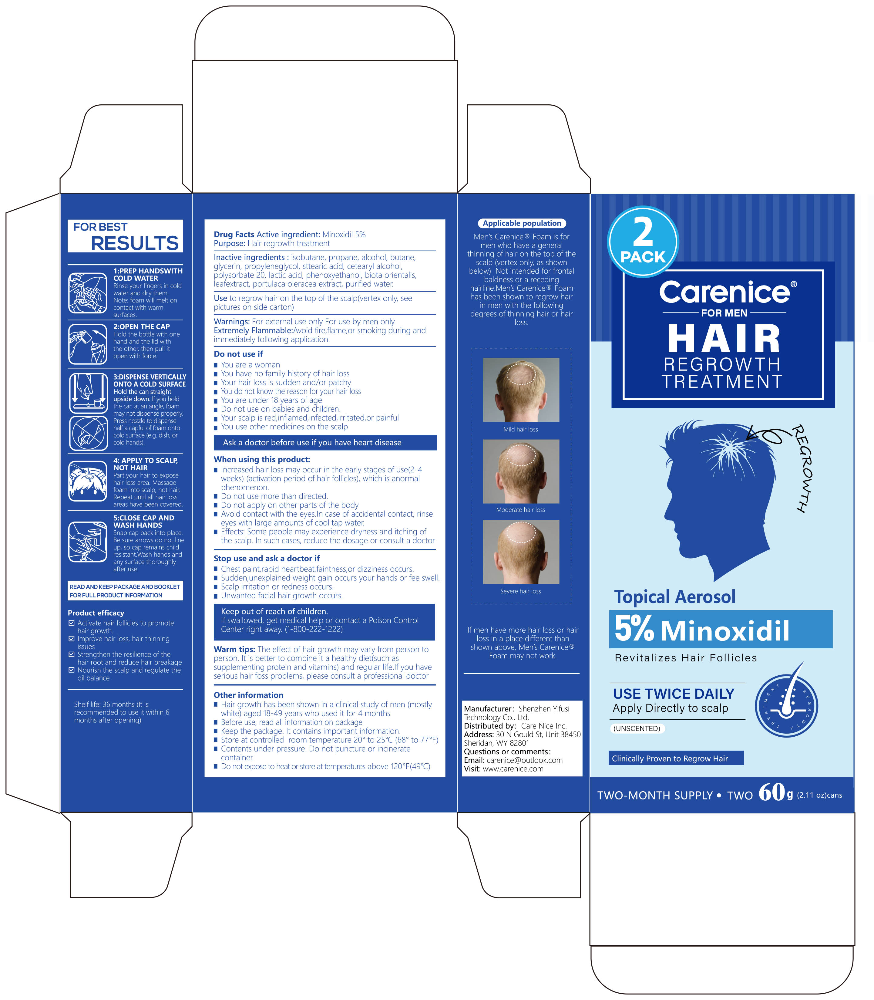 Pill image for 87086-001 Carenice 5% Minoxidil Hair Regrowth Treatment