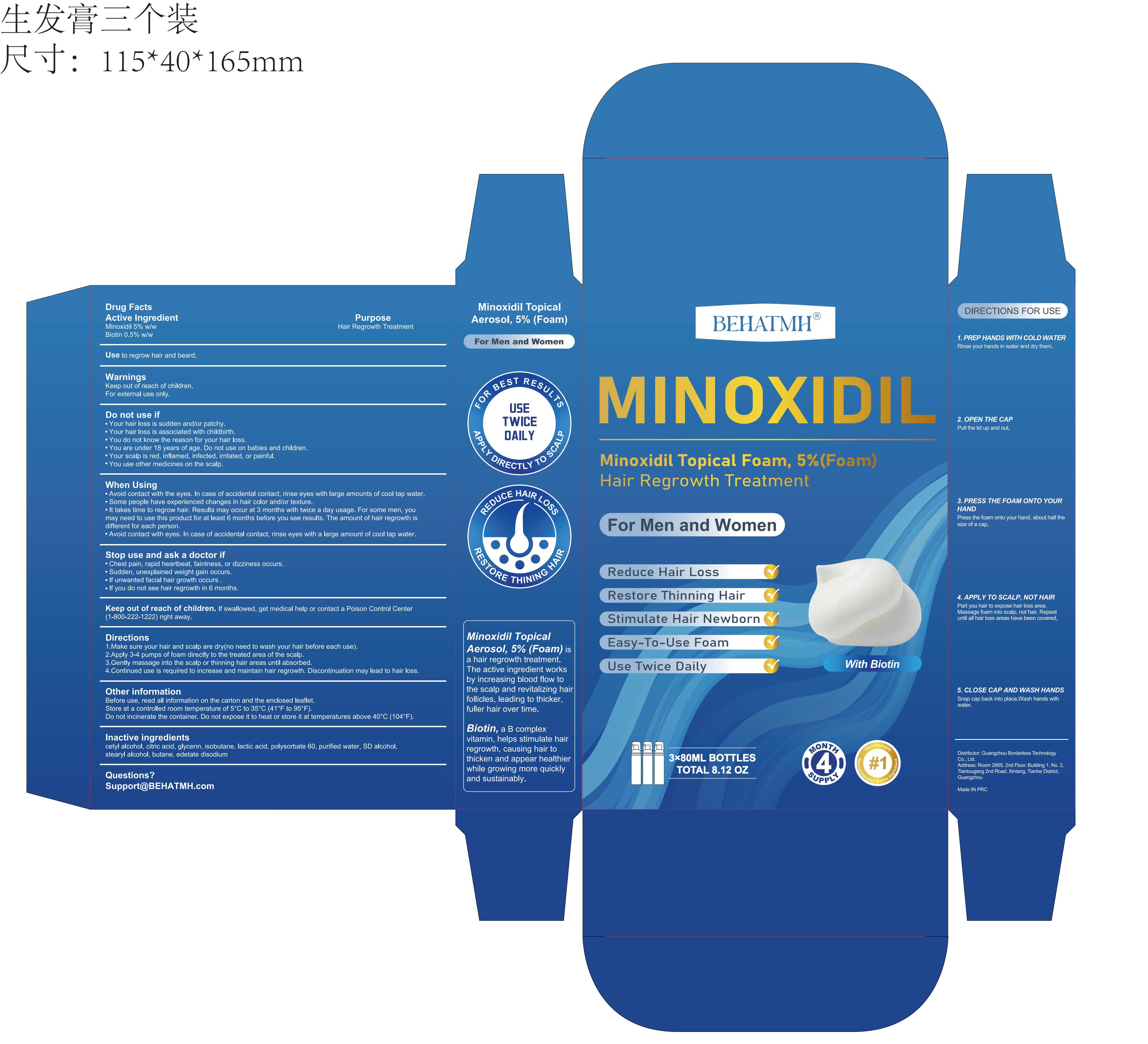 Pill image for 85304-016 5% Minoxidil Hair Growth Foam With Biotin