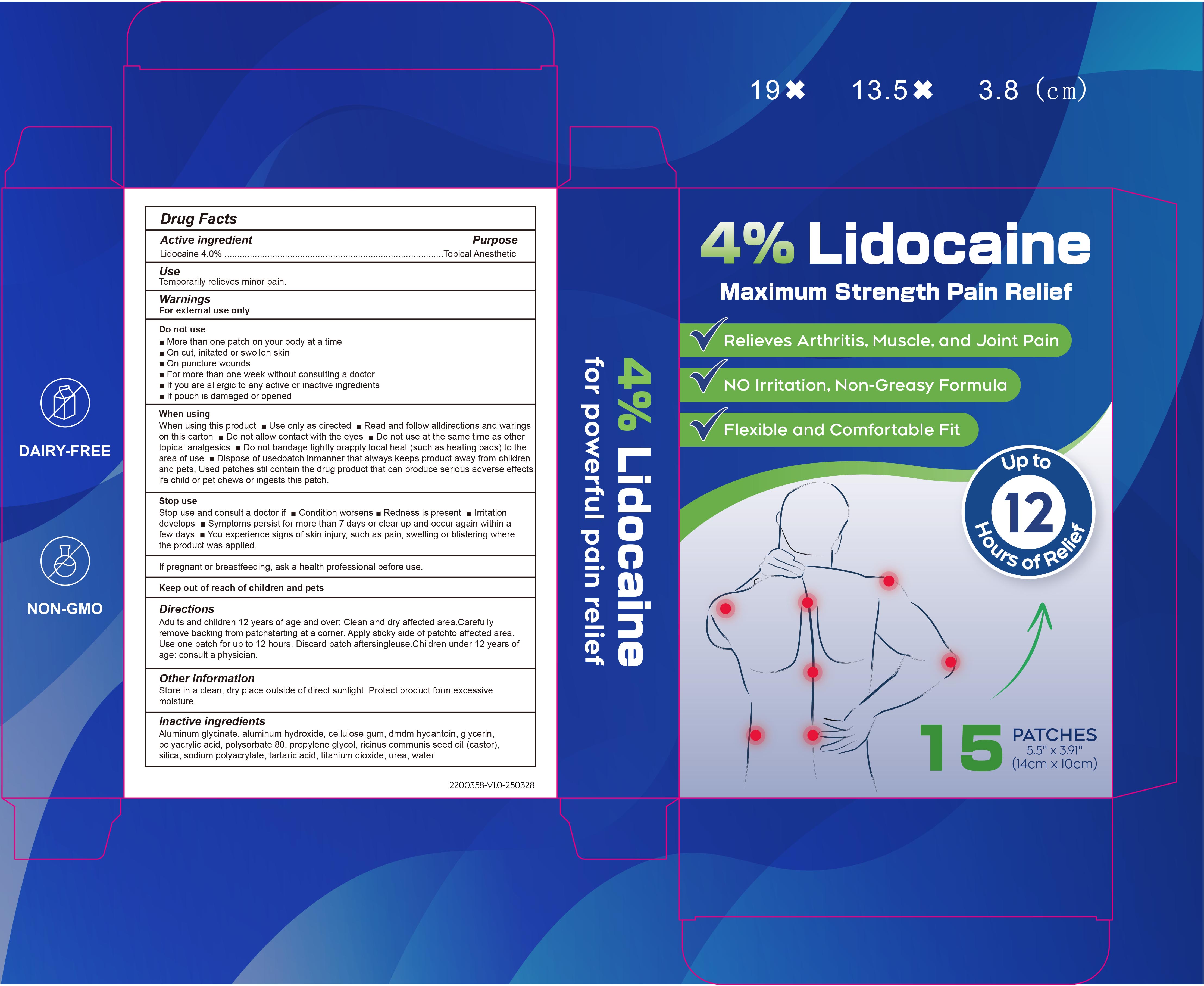 Pill image for 85839-011 4% Lidocaine Maximum Strength Pain Relief