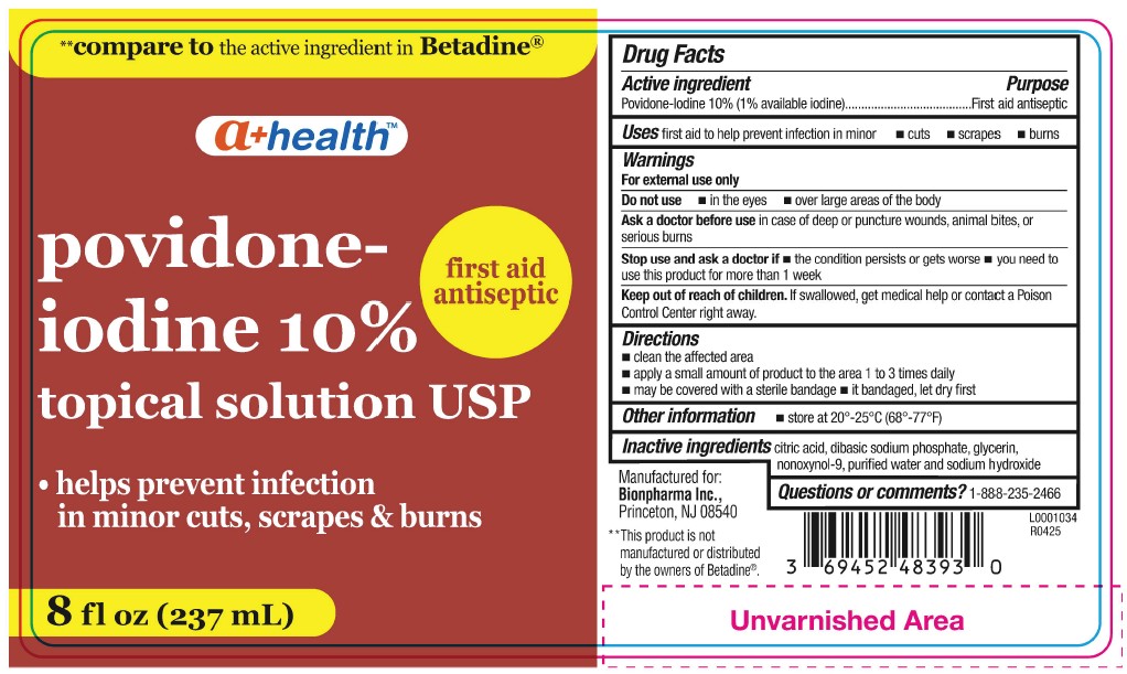 Pill image for A+ Health- Povidone-iodine Topical Solution