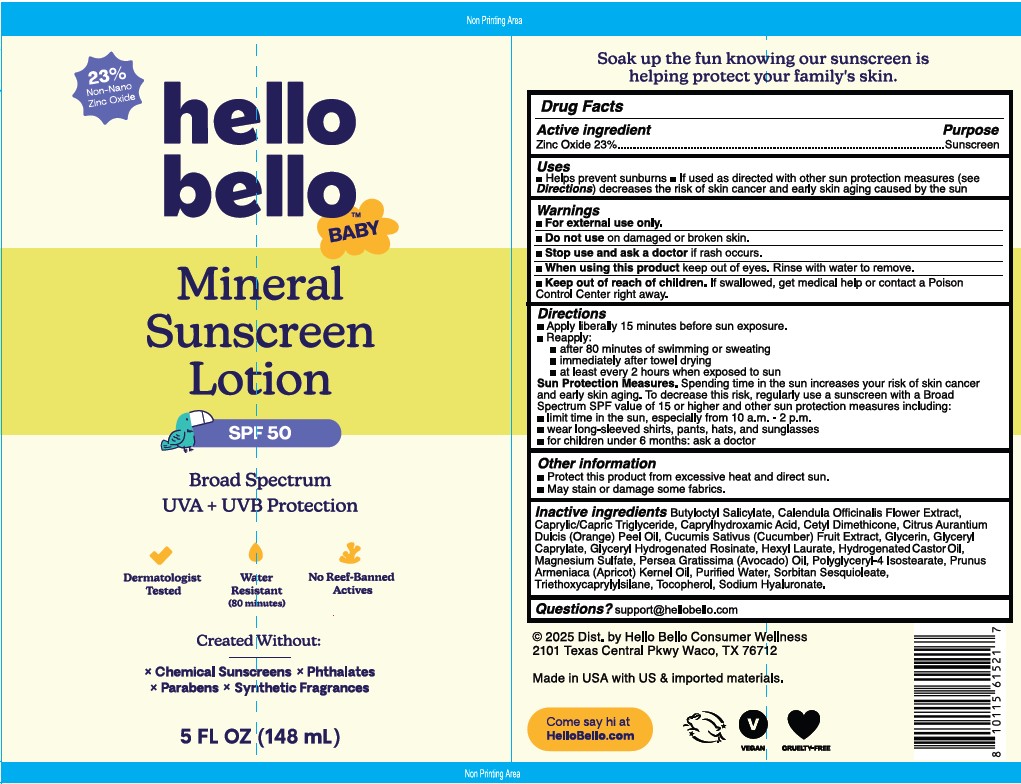 Pill image for Hello Bello Baby Mineral Sunscreen Lotion Spf50