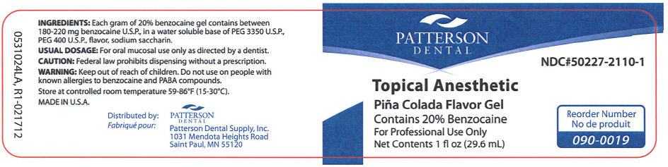 Pill image for Patterson Topical Anesthetic Piña Colada Flavor