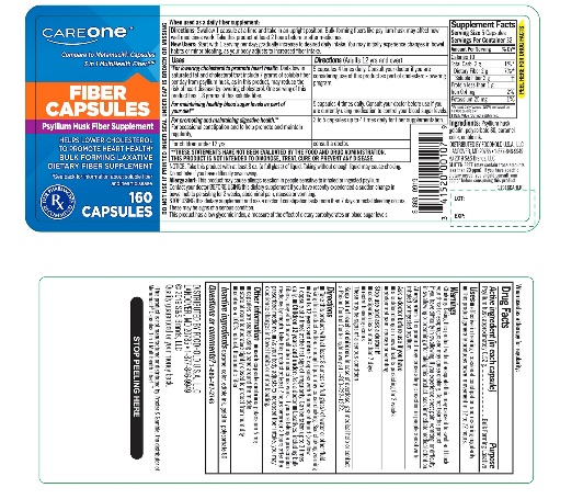 Pill image for Careone Fiber Capsules Psyllium Husk 160 Capsules
