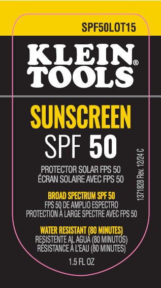 Pill image for Klein Tools Sunscreen Spf 50 Lotion