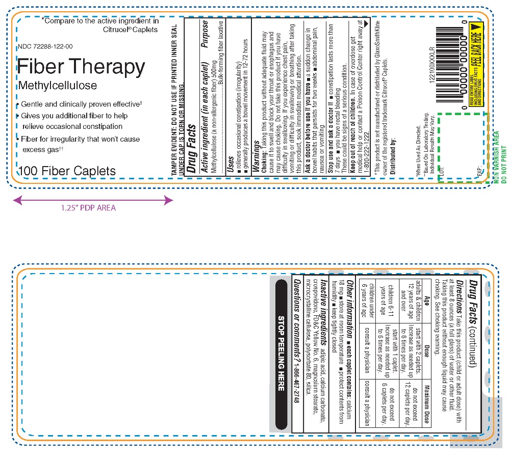 Pill image for Fiber Therapy Methylcellulose 500 Mg 100 Caplets