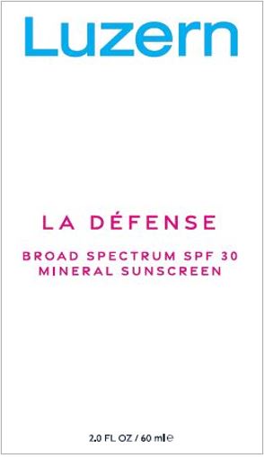 Pill image for la défense broad spectrum spf 30 mineral sunscreen