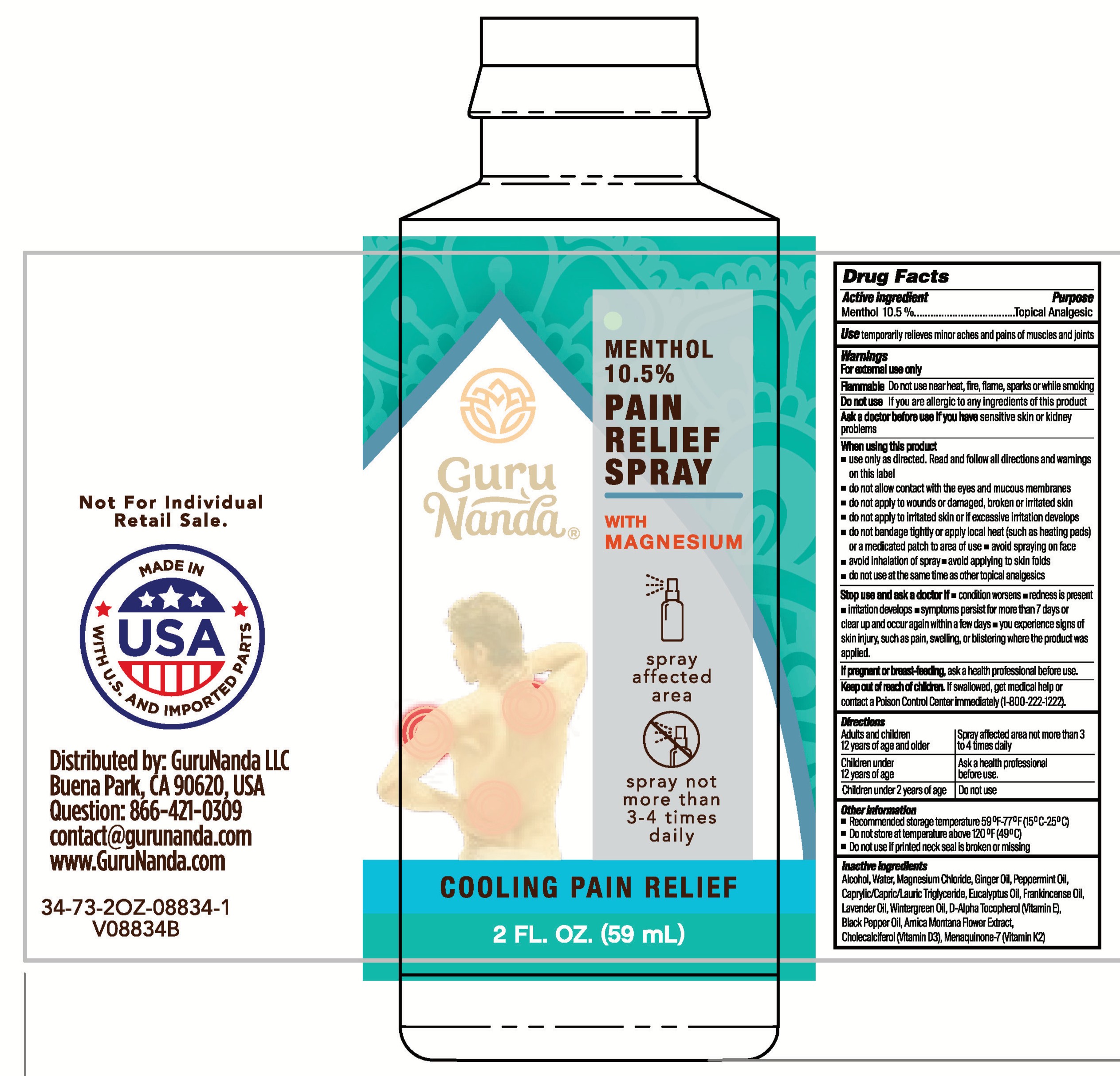 Pill image for Gurunanda Pain Relief Spray