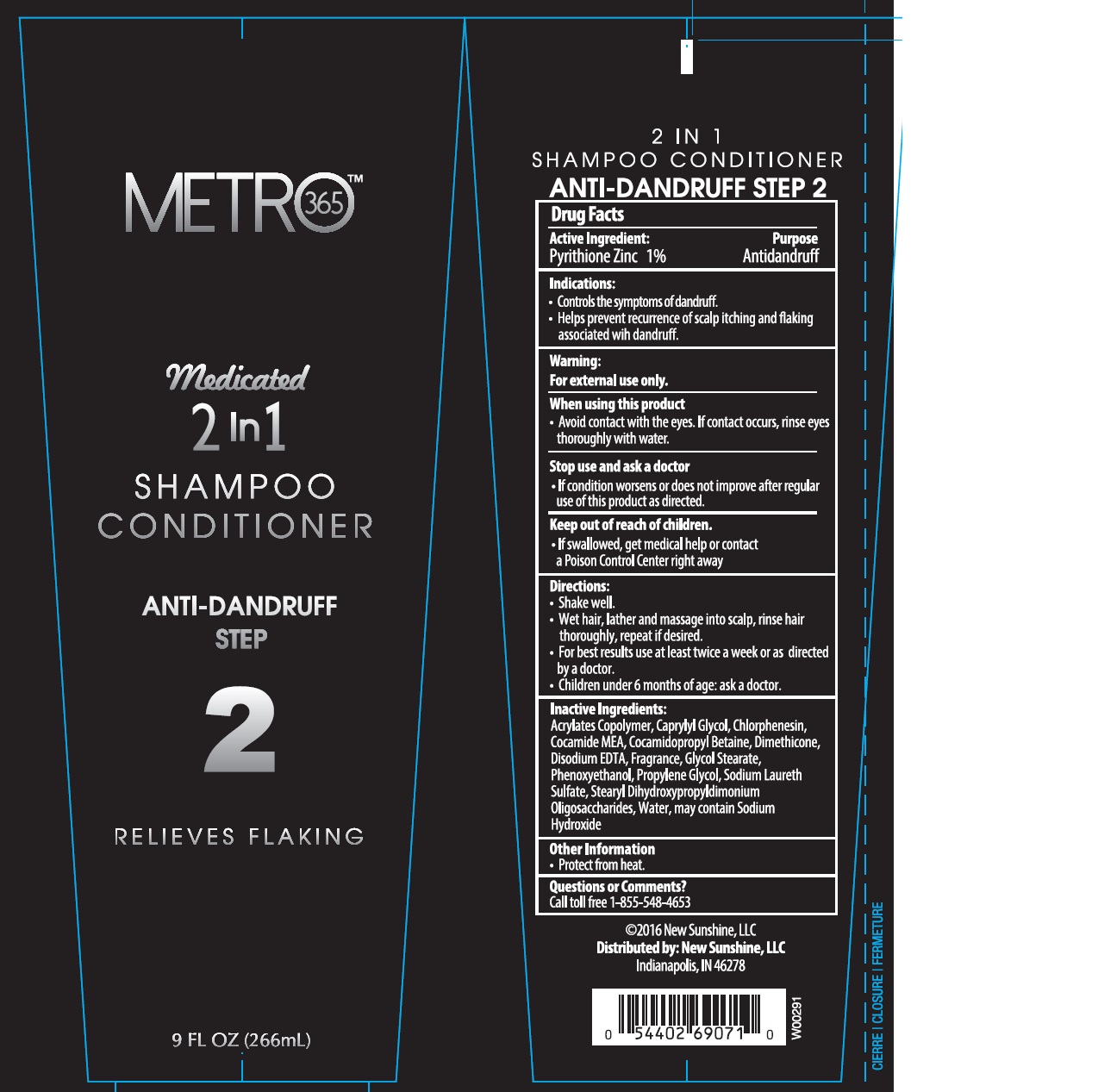 Pill image for Australian Gold Metro 365 Medicated 2 In 1 Anti - Dandruff