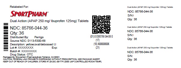 Pill image for Perrigo Dual Action Drug Facts