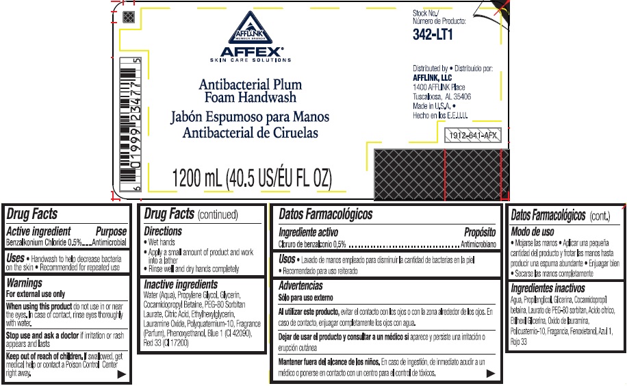 Pill image for Affex® Antibacterial Plum Foam Handwash
