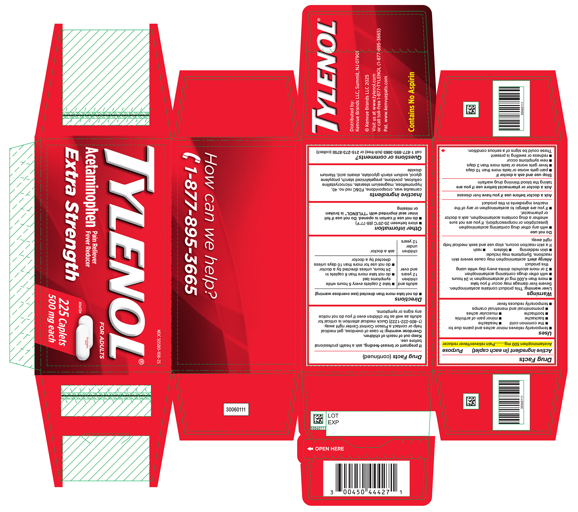 Pill image for Tylenol® Extra Strength