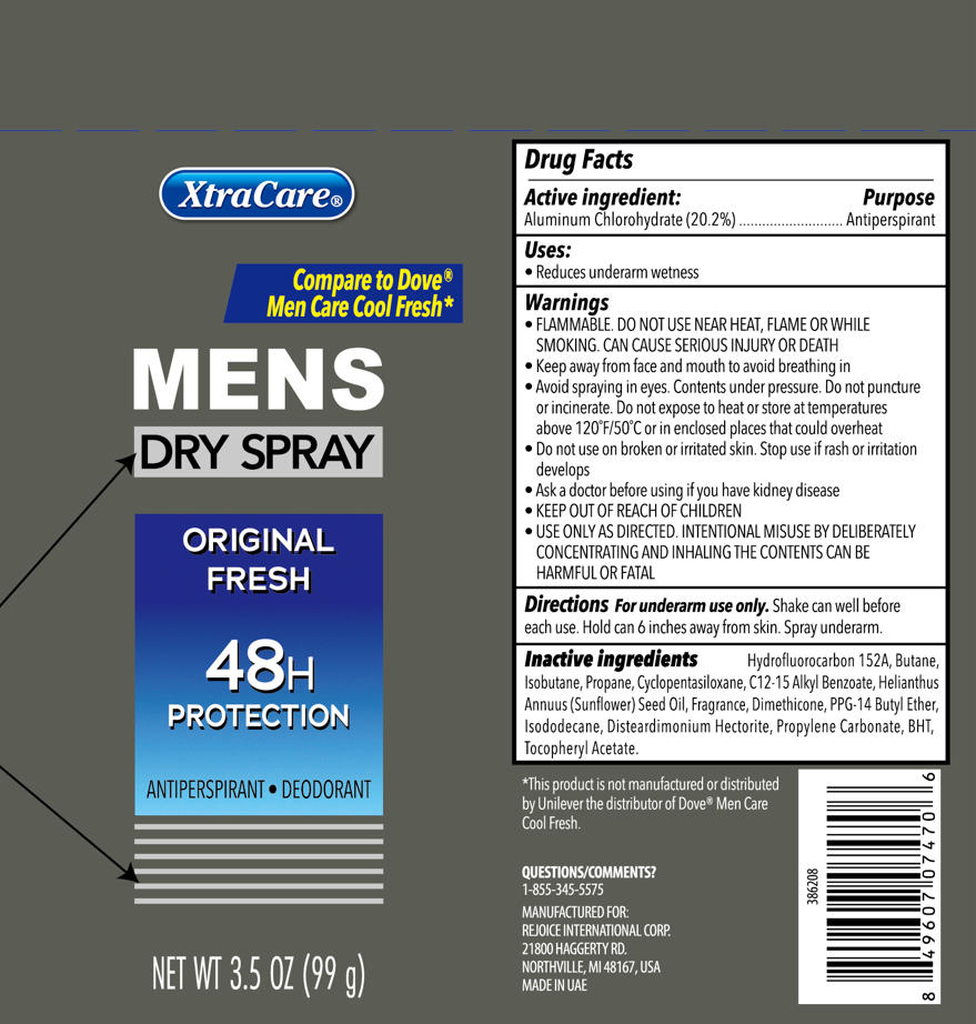 Pill image for 3.5oz Men's Dry Spray Original Fresh