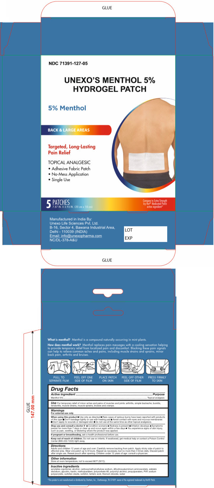 Pill image for Menthol 5% Hydrogel Patch