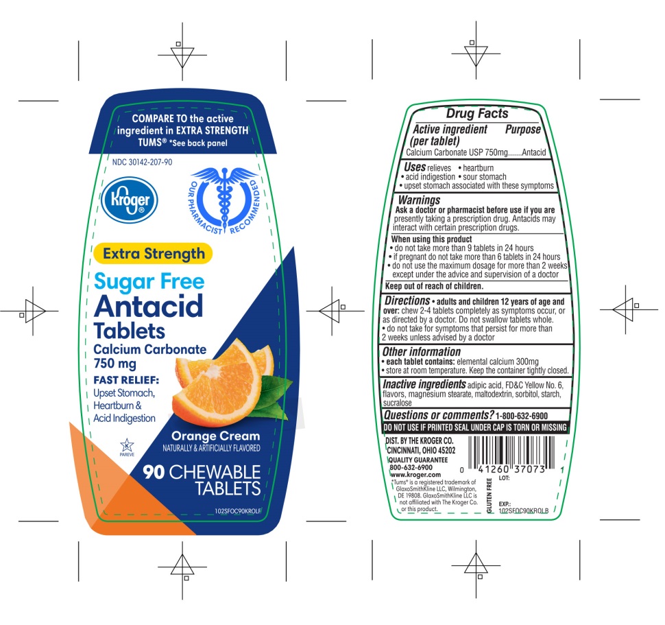 Pill image for Extra Strength Antacid Tablets Calcium Carbonate 750 Mg