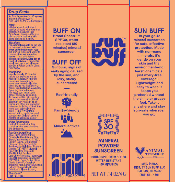 Pill image for Sun Buff Spf 30 Mineral Powder Sunscreen