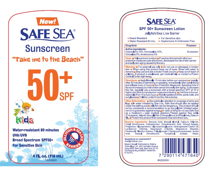Pill image for Safe Sea Sunscreen 50 Spf Kids