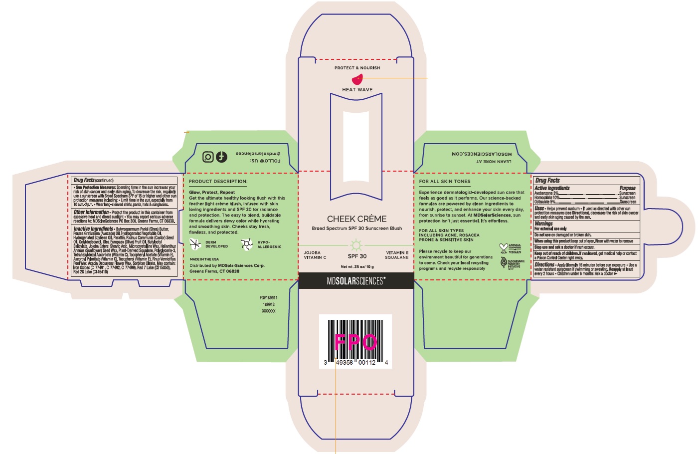 Pill image for Cheek Creme Broad Spectrum Spf 30 Sunscreen Blush